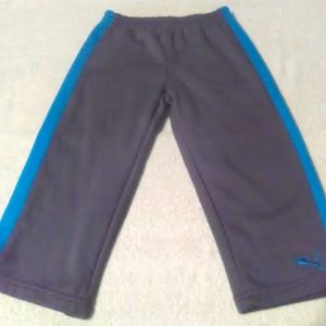 Boys Puma Sweatpants Size 3T Blue And Gray